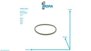 TORIC SEAL - 06563333262 suitable for MAN D engines