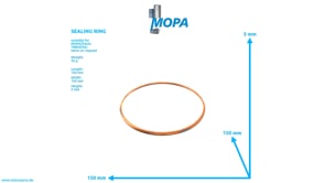 SEALING RING - 12182908 suitable for MWM & Deutz engines