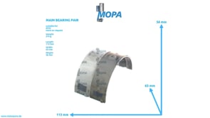 HAUPTLAGERPAAR - 4030301440 passend für MTU Motoren