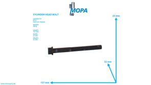 CYLINDER HEAD BOLT - 4039900101 suitable for MTU engines CYLINDER HEAD BOLT - 4039900101 suitable for MTU engines