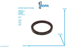 ROTARY SHAFT LIP SEAL - 51015106004 suitable for MAN D engines