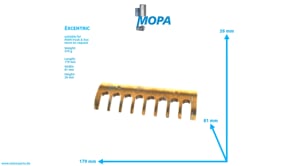 EXCENTRIC - 51065010339 suitable for MAN D engines