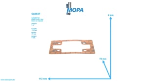 GASKET - 51116100033 suitable for MAN D-engines