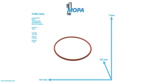 TORIC SEAL - 700429130003 suitable for MTU engines TORIC SEAL - 700429130003 suitable for MTU engines