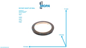 ROTARY SHAFT LIP SEAL - 941666 suitable for Volvo/Volvo Penta engines