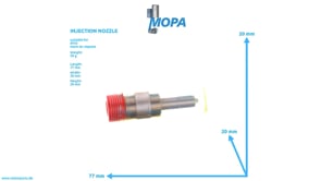 EINSPRITZDUESE - 0000173012 passend für MTU Motoren