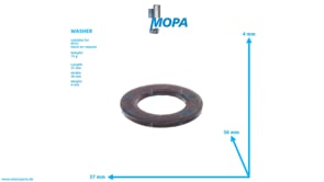 UNTERLEGSCHEIBE - 000125021009 passend für MTU Motoren