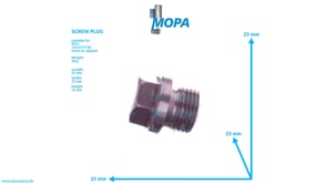 VERSCHLUSSSCHRAUBE - 000910018005 passend für MTU Motoren