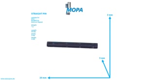 STRAIGHT PIN - 001481002005 suitable for MTU engines