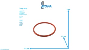 TORIC SEAL - 0039977748 suitable for MTU engines