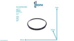 OIL CONTROL RING - 0049979040 suitable for MTU engines