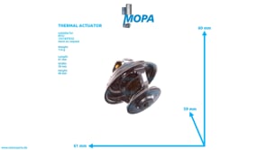 THERMAL ACTUATOR - 0052030575 suitable for MTU engines