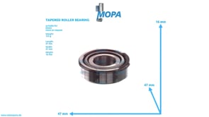 TAPERED ROLLER BEARING - 01100641 suitable for Deutz engines