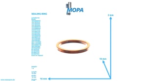 SEALING RING - 01118673 suitable for Deutz engines