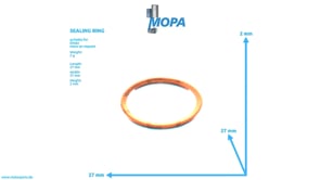 SEALING RING - 01118737 suitable for Deutz engines