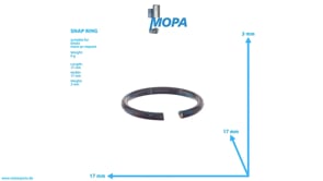 SPRENGRING - 01137985 passend für Deutz Motoren