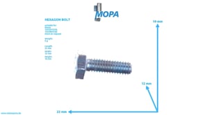 HEXAGON BOLT - 01148203 suitable for Deutz engines