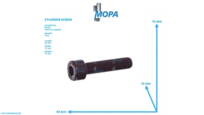 CYLINDER SCREW - 01148364 suitable for Deutz engines