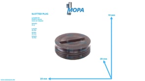 SCHLITZSTOPFEN - 01165794 passend für MWM & Deutz Motoren