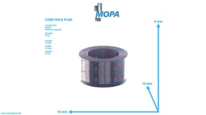 KERNLOCHVERSCHLUSS - 01166649 passend für Deutz Motoren