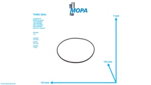 TORIC SEAL - 01176793 suitable for MWM & Deutz engines