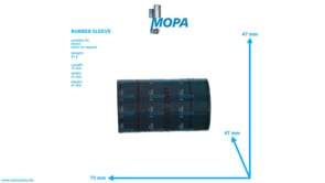 RUBBER SLEEVE - 01182641 suitable for Deutz engines