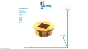 SCREW PLUG - 01215091 suitable for MWM & Deutz engines