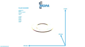 PLAIN WASHER - 01216128 suitable for Deutz engines