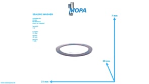 SEALING WASHER - 01318860 suitable for Deutz engines