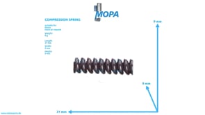 DRUCKFEDER - 01319041 passend für Deutz Motoren