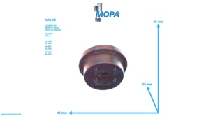 VENTIL - 02128706 passend für MWM & Deutz Motoren