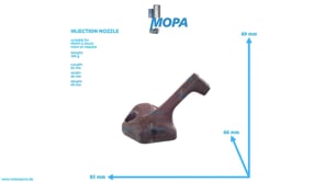 INJECTION NOZZLE - 02158590 suitable for MWM & Deutz engines