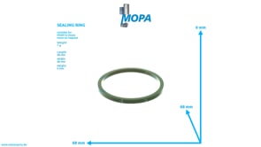 SEALING RING - 02934463 suitable for MWM & Deutz engines