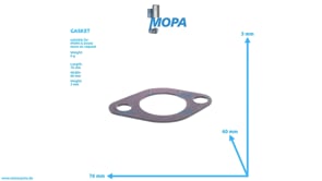 GASKET - 04000844 suitable for MWM & Deutz engines