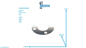 PLAIN WASHER - 04149386 suitable for Deutz engines