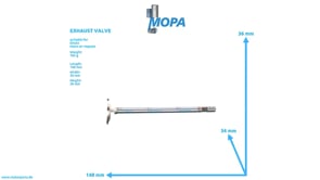 EXHAUST VALVE - 04903006 suitable for Deutz engines