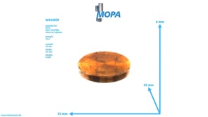 UNTERLEGSCHEIBE - 11.02798-0001 passend für MTU Motoren
