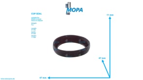 CUP SEAL - 12028432 suitable for MWM & Deutz engines CUP SEAL - 12028432 suitable for MWM & Deutz engines