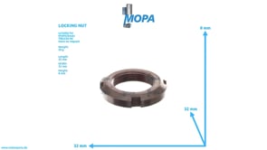 SICHERUNGSMUTTER - 12155818 passend für MWM & Deutz Motoren