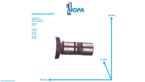 MUSHROOM TAPPET - 12163156 suitable for MWM & Deutz engines