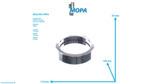 SEALING RING - 12189584 suitable for MWM & Deutz engines