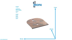 FLAP - 12309437 suitable for MWM & Deutz engines