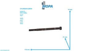 CYLINDER SCREW - 12500289 suitable for MWM & Deutz engines