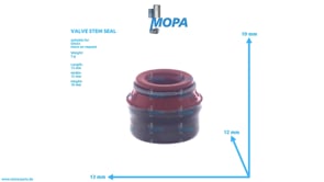 VALVE STEM SEAL - 12850298 suitable for Deutz engines