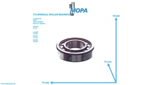 ZYLINDERROLLENLAGER - 205412202004 passend für MTU Motoren