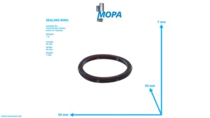SEALING RING - 416033 suitable for Volvo/Volvo Penta engines