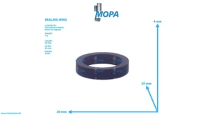 DICHTRING - 418411 passend für Volvo/Volvo Penta Motoren
