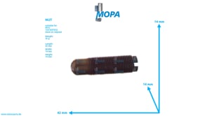 NUT - 4420550020 suitable for MTU engines