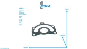 GASKET - 4441840080 suitable for MTU engines