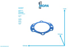 GASKET - 5030810280 suitable for MTU engines